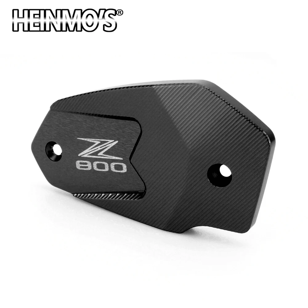 Для Kawasaki Z800 Z-800 Z 800 CNC алюминиевый бачок тормозной жидкости для переднего колеса крышка с логотипом мотоциклетные части верхняя крышка насоса - Цвет: Черный