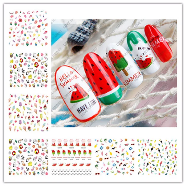 2 листа Созвездие наклейки для ногтей s Kawaii Акварельная звезда Nailart звездное небо Водные Наклейки Leo Capricornus дизайн 3d DIY стикер
