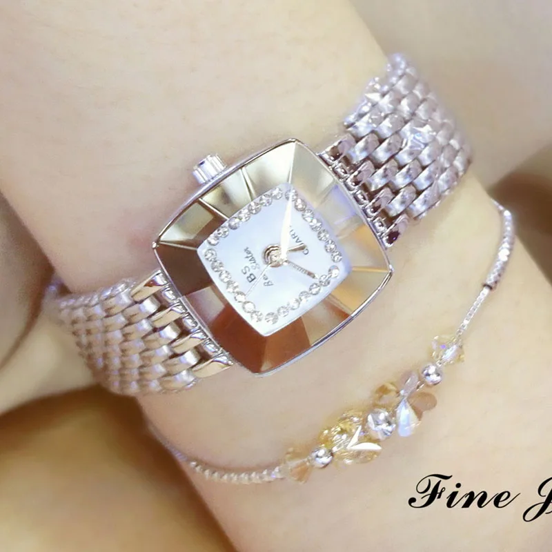 Женские кварцевые часы Reloj Mujer наручные с квадратным циферблатом роскошные