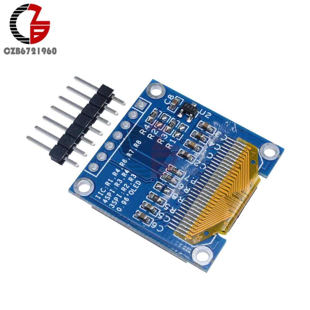 0,96 дюймовый igc IIC SPI 128x64 OLED дисплей STM32 CSR SSD1306 12864 плата с ЖК-экраном GND VCC SCL SDA 7Pin DC 3-5V для Arduino