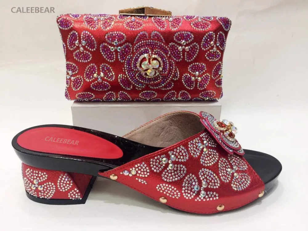 Новое поступление обувь в африканском стиле и Комплект с сумочкой тон со