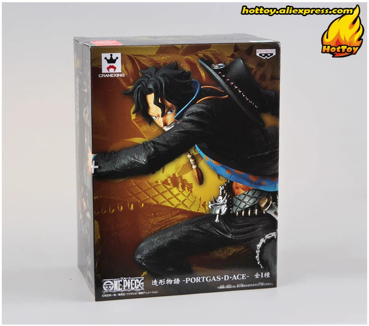 100% оригинальная Коллекционная Фигурка Banpresto Zoukei Monogatari-PORTGAS.D.ACE от ONE PIECE | Игрушки и