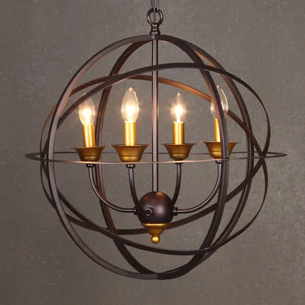 Американские люстры светильник Промышленный винтажный кантри Висячие капельки