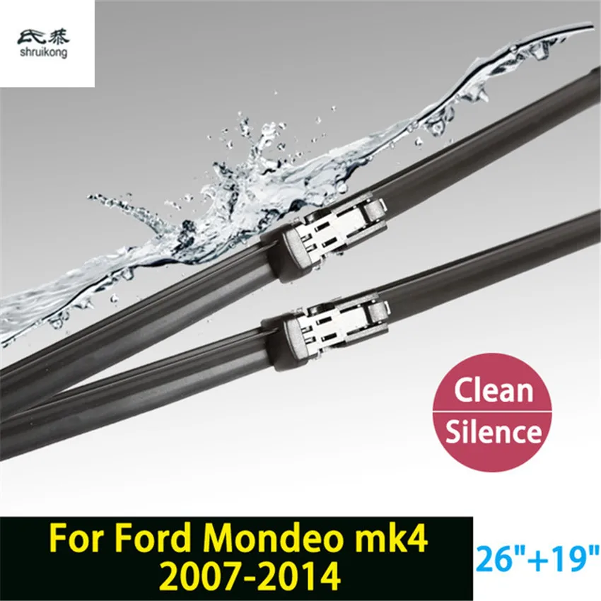 Щетки стеклоочистителя 2 шт./лот для 2007-2014 Ford Mondeo mk4 26 + 19 дюймов подходят только