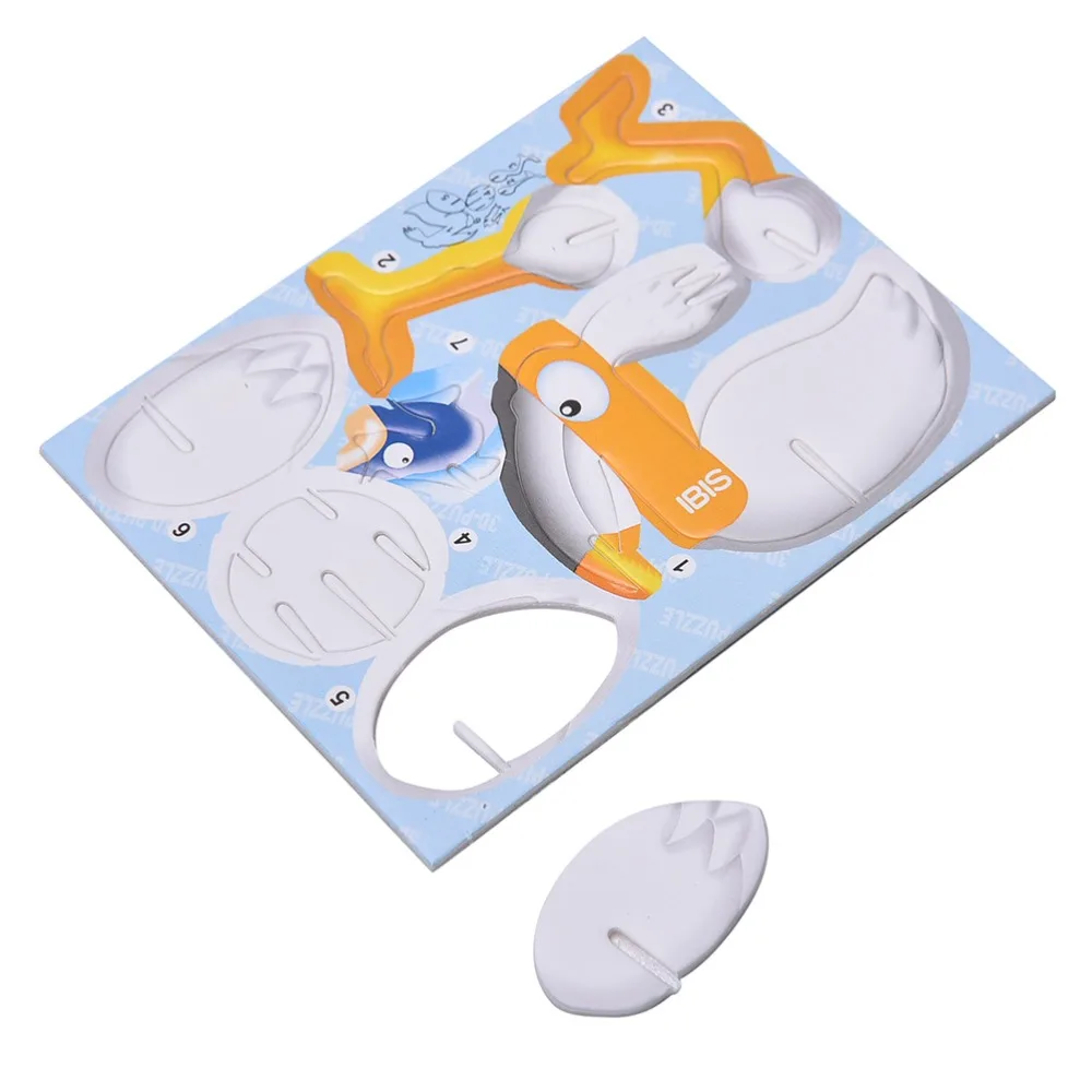 

26PCS 3D Cognition Puzzle DIY Early Learning ABC Baby Toys Cute Animal Shaped Paper Puzzle for Children 26 Letters Toy Unisex