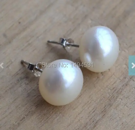 Оптовая продажа ювелирных изделий из жемчуга огромные серьги гвоздики