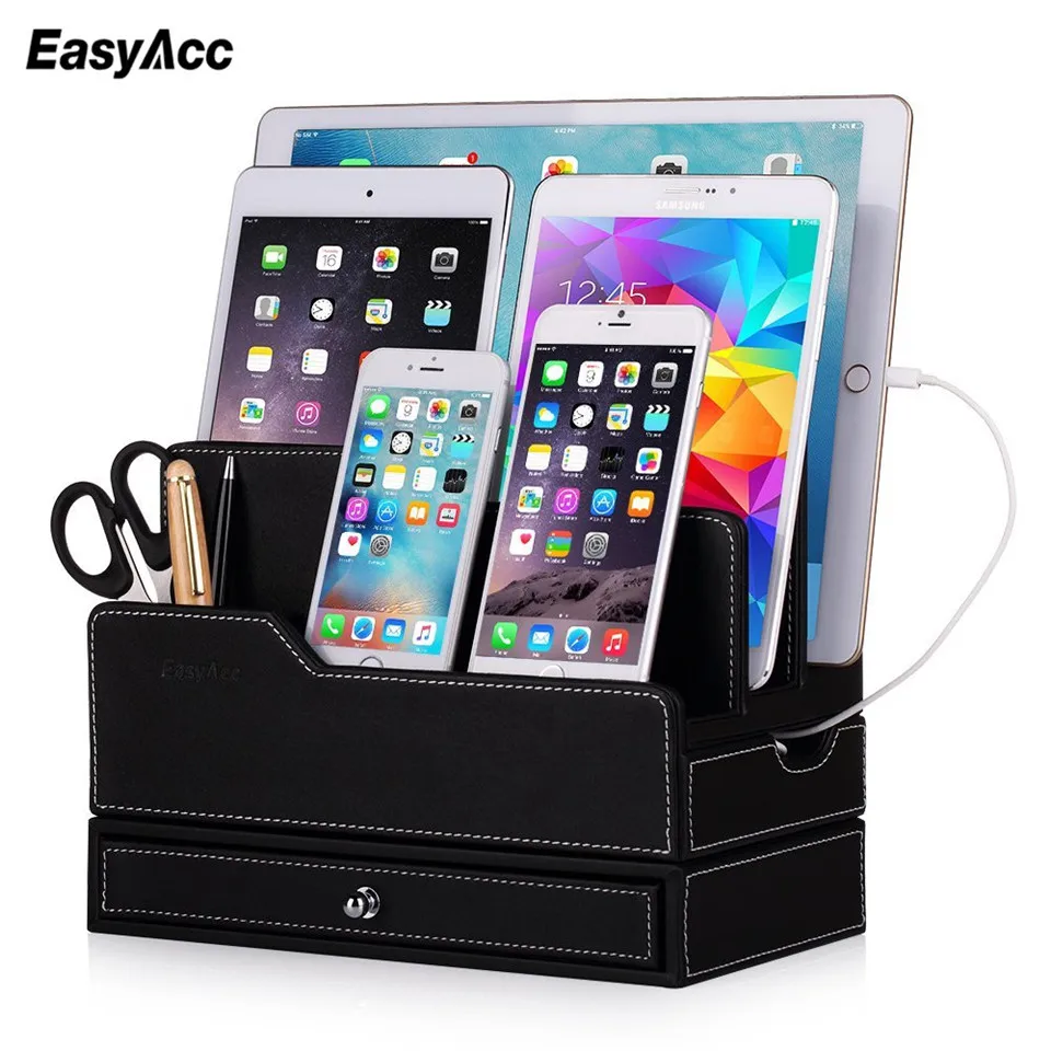 EasyAcc 6 Порты и разъёмы Photive 5 USB Зарядное устройство Док станция Подставка