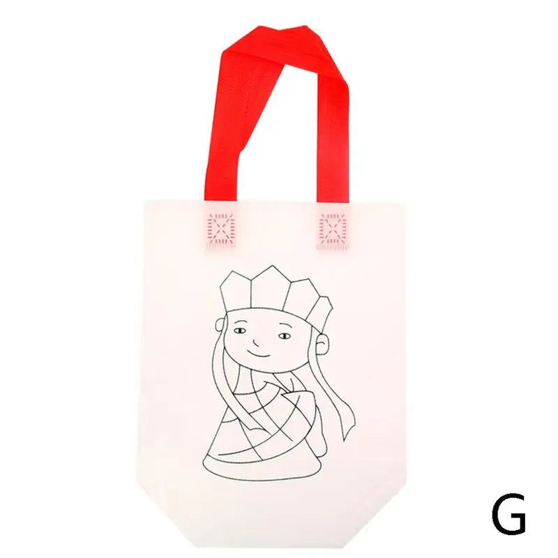 G DIY Painting Drawing Bag Environmental Protection Materials Various Design Bag For Develop Child Kindergarten Patience - Цвет: G