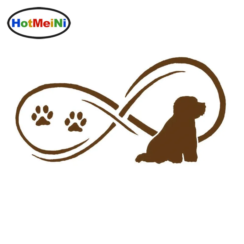HotMeiNi Bichon Frise виниловая наклейка с принтом собаки милые наклейки для автомобиля