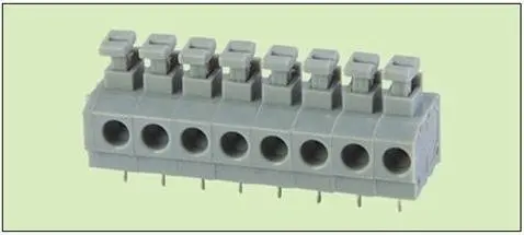 500 шт./лот 2P KF235 5 0 мм шаг PCB пружинный клеммный блок разъем 250В/10А|terminal block connector|block