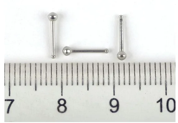 40pcs/lot Stainless Nose Stud Rings Surgical Steel Retainer Piercing Bone Body Jewelry | Украшения и аксессуары
