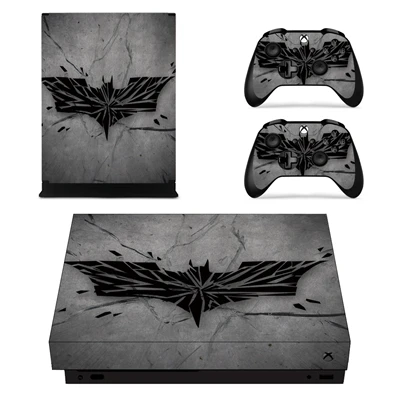 YSX1X1029 Бэтмен скины для Xbox One X консоли и контроллер Виниловые наклейки кожи наклейки геймпад Прохладный защитный чехол Аксессуары - Цвет: YSX1X1029