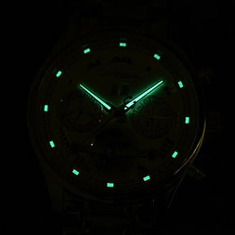 Carnival Tourbillon популярные автоматические механические Брендовые мужские часы