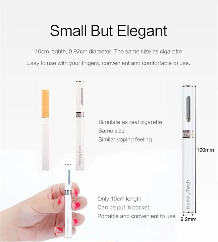 Электронная сигарета Kamry Micro pen vapor электронная со светодиодным индикатором