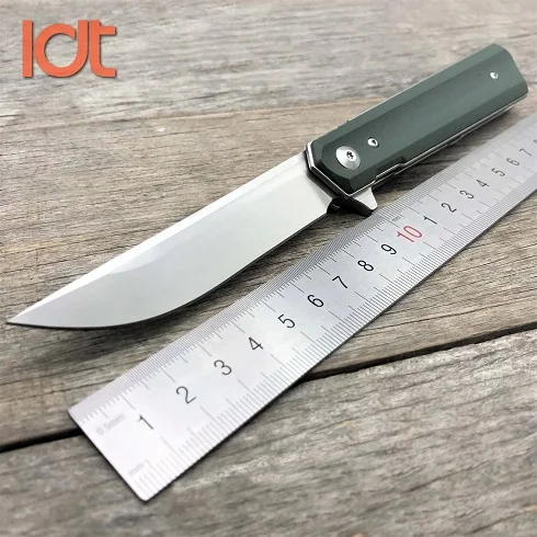 Green LDT Kwaiken складной нож 9Cr18Mov лезвие G10 ручка тактические карманные ножи кемпинг охотничий шарикоподшипник нож выживания EDC инструменты - Цвет: Green