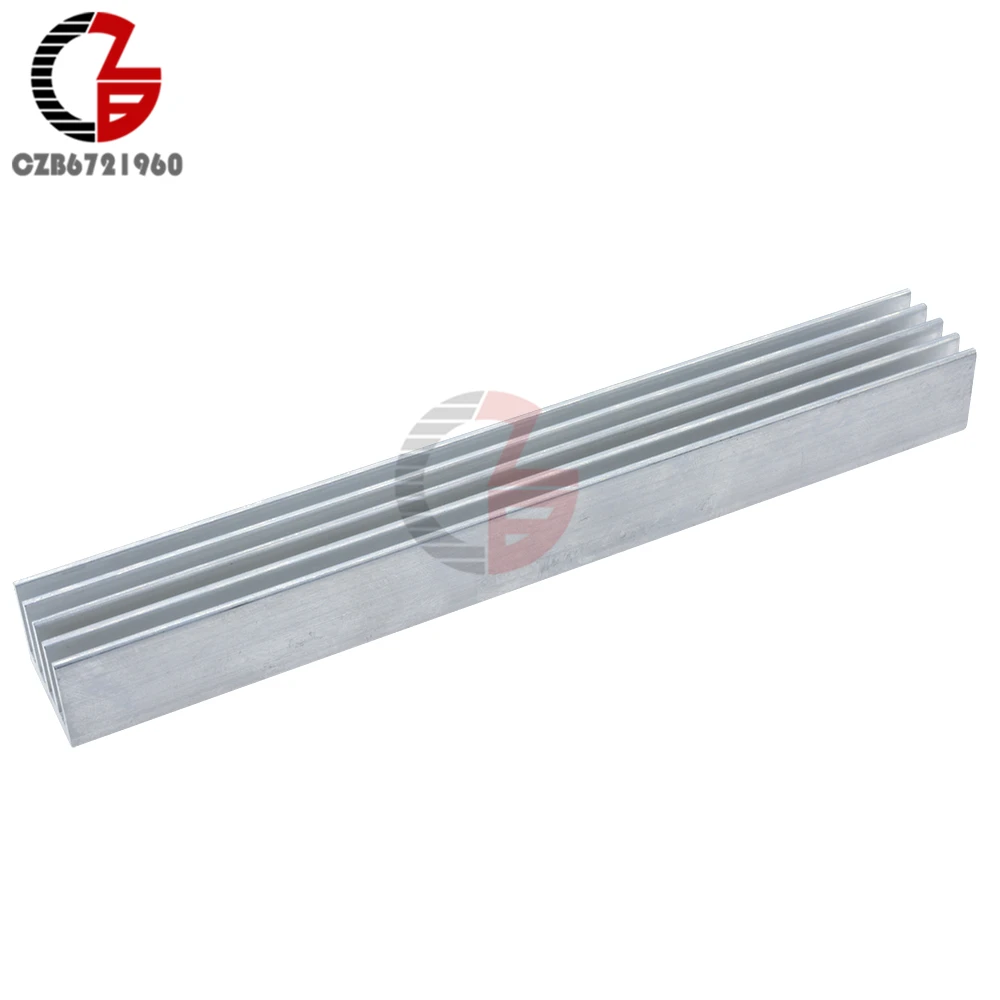 Светодиодный теплоотвод серебристо белый алюминий 150x19 7x15 6 мм|aluminium led|aluminium led heat