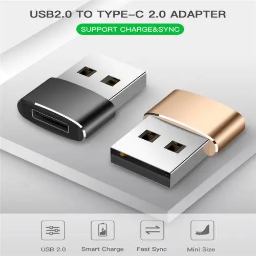 Адаптер с разъемом USB Type-C на разъем 2 0 A гнездовой для передачи данных | Мобильные