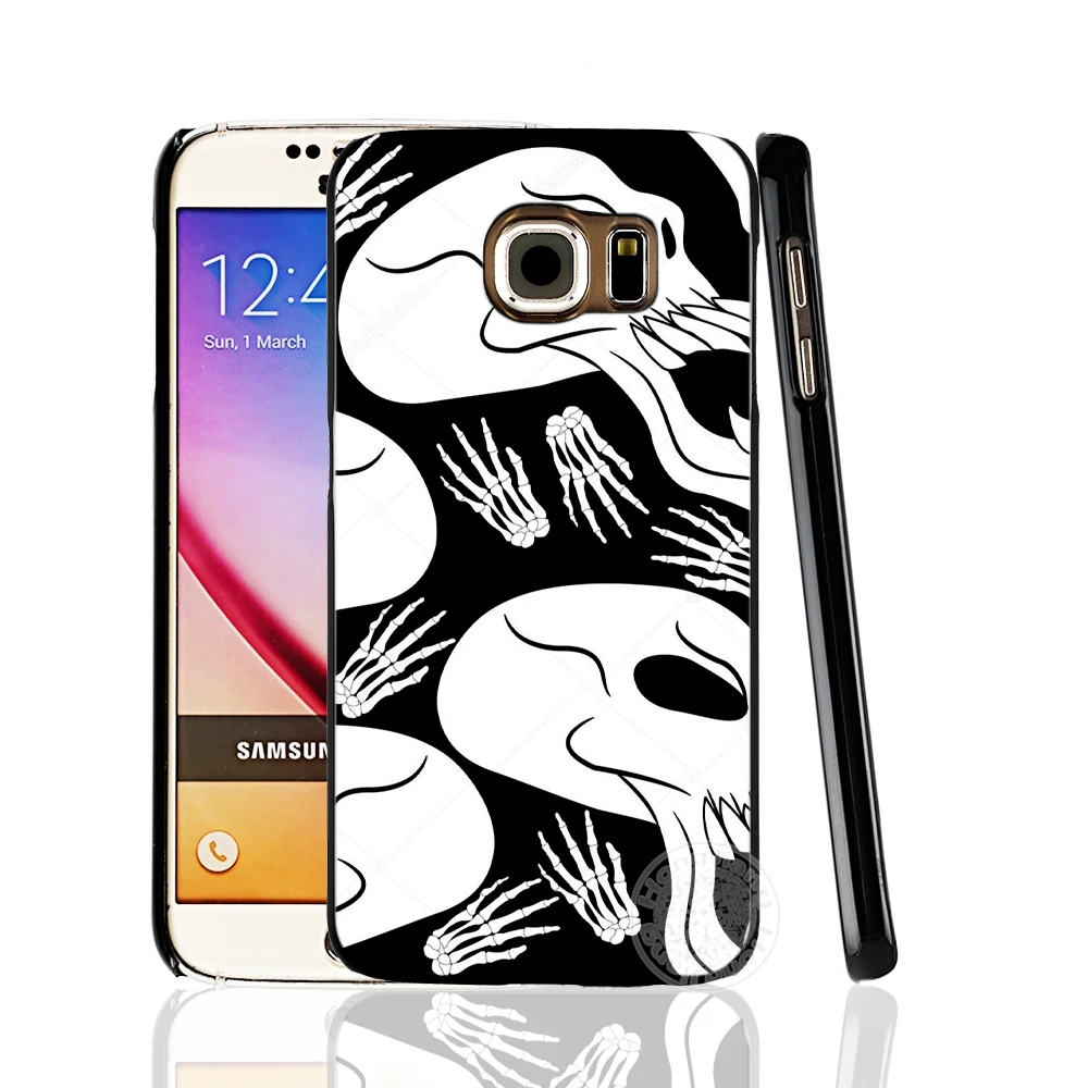 HAMEINUO Хэллоуин череп мультфильм сотовый телефон чехол для Samsung Galaxy S7 edge PLUS S8 S6 S5 S4 S3