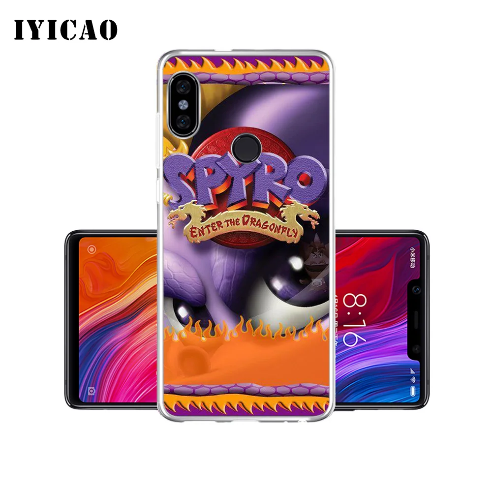 Мягкий силиконовый чехол IYICAO Spyro The Dragon для телефона Xiaomi Mi 9 8 SE 6 A1 A2 Lite F1 MIX2S MIX3 из