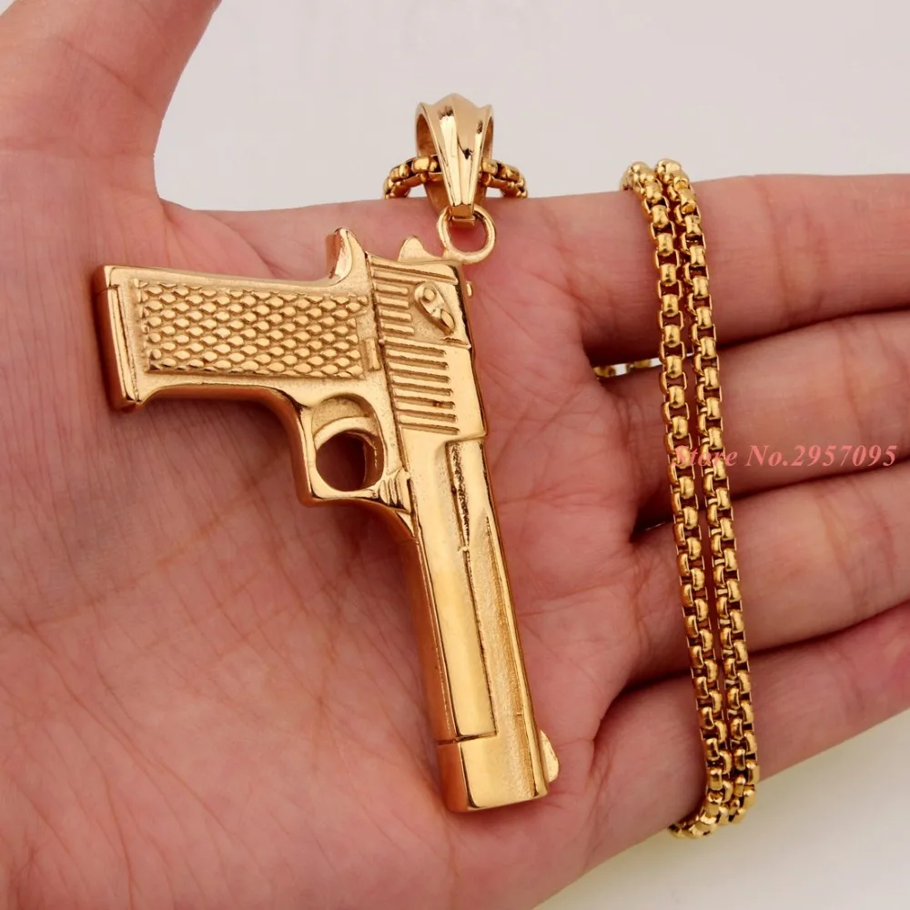 Панк Стиль серебро/золото/черный цвет нержавеющая сталь Спорт пустыня Орел