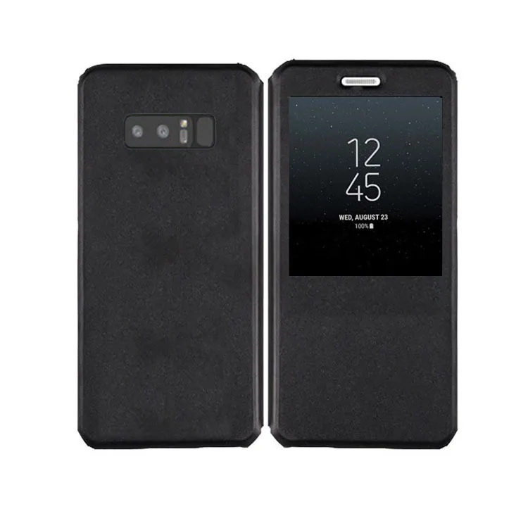 KIYLCZXYCM для galaxy note 8 Smart оригинальный вид окна флип кожаный чехол на samsung (6 3 дюймов)