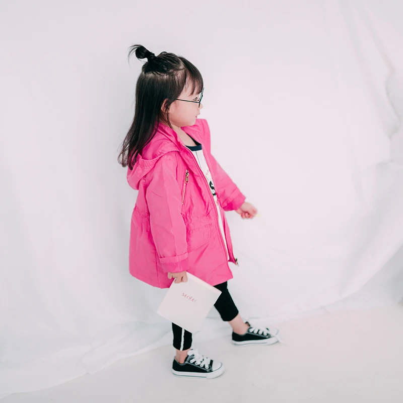 От 2 до 7 лет 2017 весенние и осенние куртки для девочек Детская одежда пальто модное