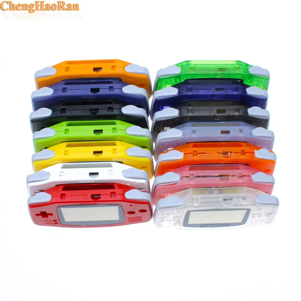 10 комплектов светящихся сплошных цветов сменный корпус чехол для Nintendo Gameboy Advance GBA