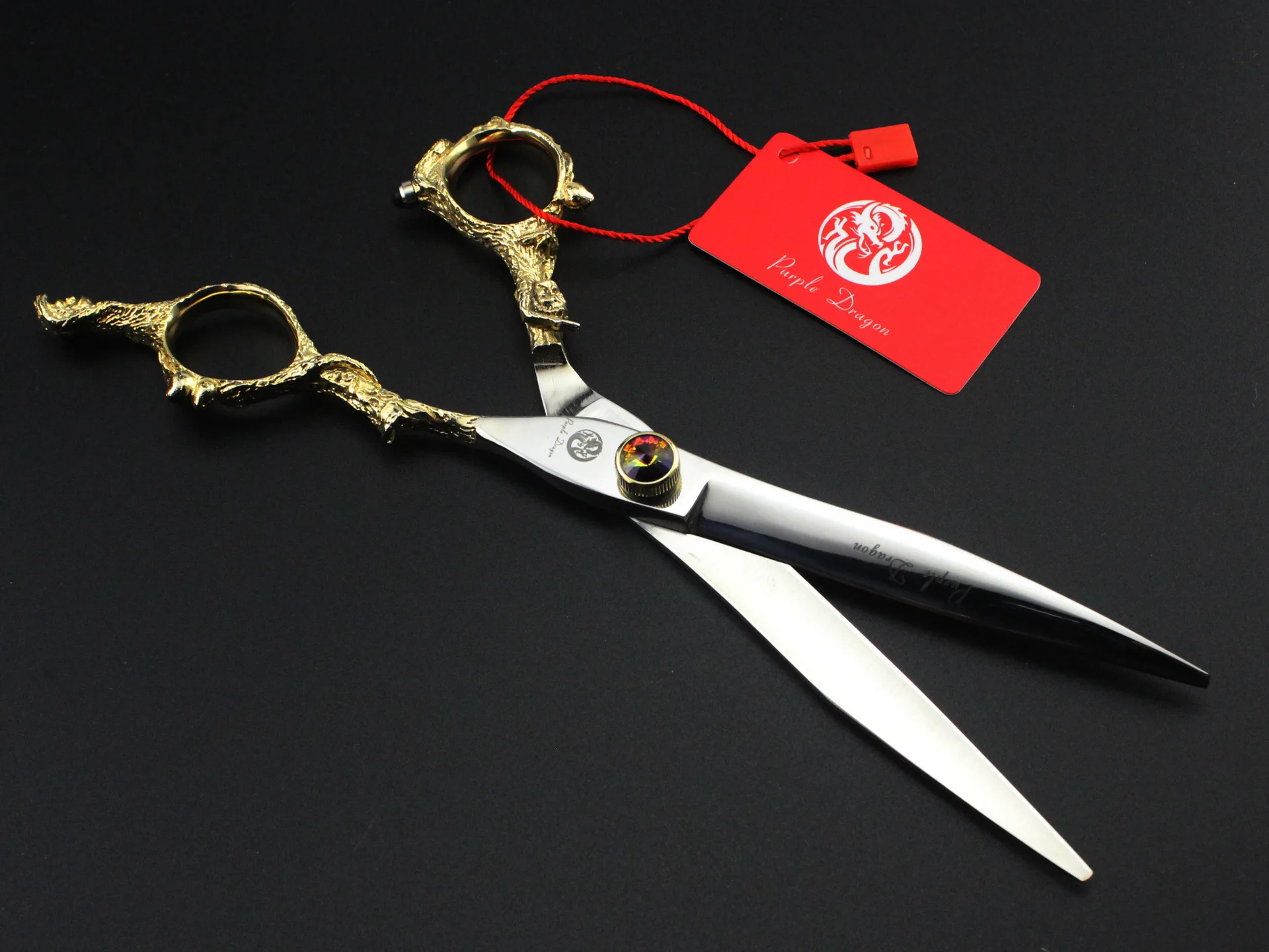 7 дюймовая позолоченная ручка с обезьянкой для стрижки домашних животных|dog cut|dog