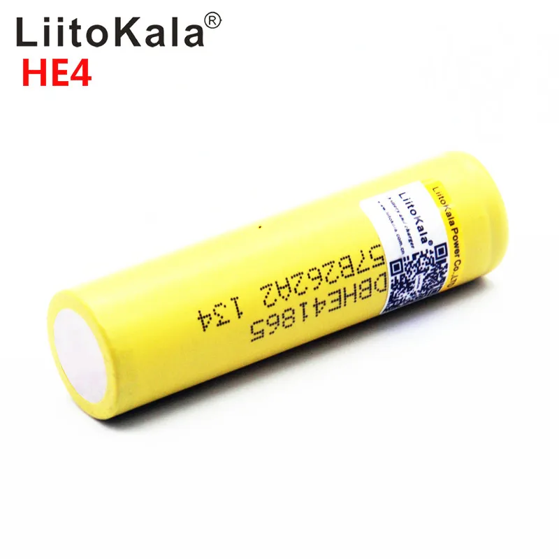 Аккумуляторная литий-ионная батарея LiitoKala HE4 18650 3 6 В 2500 мА · ч | Электроника