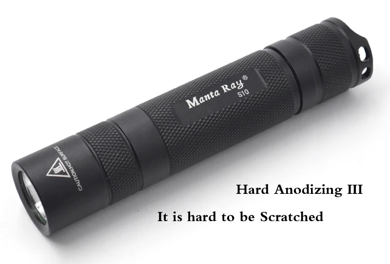Manta Ray S10 серый Cree XML2 U3-1A AMC7135* 6 5 Режим плавный светильник с затемнением EDC светодиодный фонарик