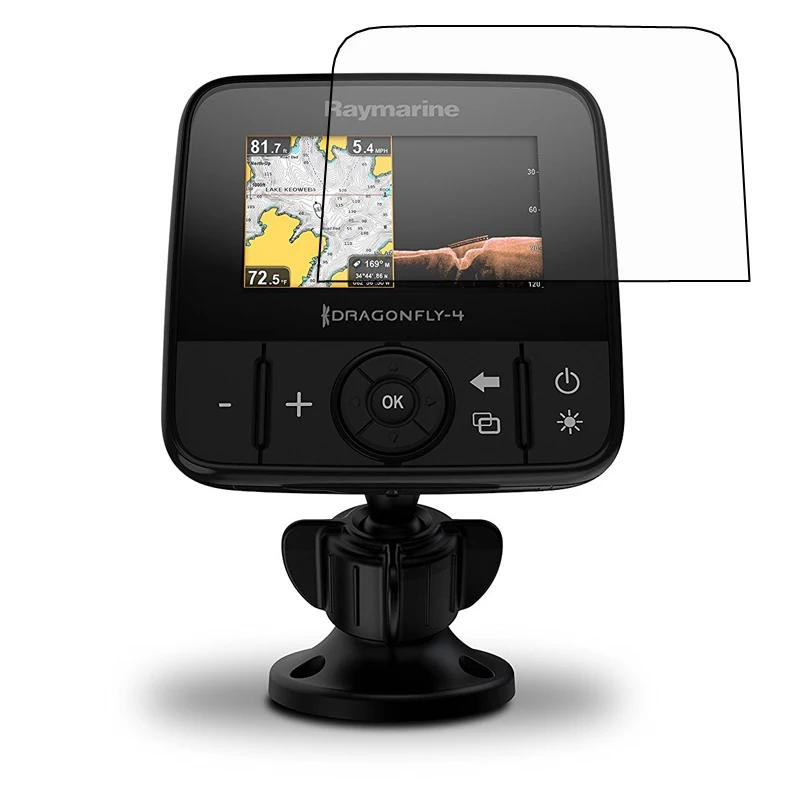 2X прозрачная защитная пленка для ЖК-экрана Защитная Raymarine Dragonfly 4 Dragonfly4 Аксессуары