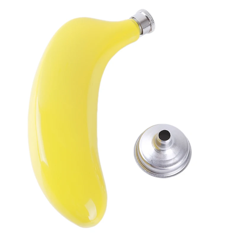 Креативный узор банановый кувшин из нержавеющей стали фляжка для виски