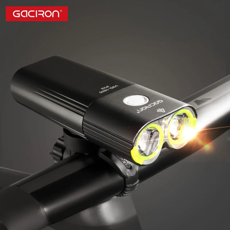 Фсветильник передний велосипедный Gaciron IPX6 1600 лм 5000 мАч|bicycle accessories|bike frontbike front light |
