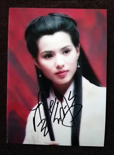 Ручная подпись Луи КОО Тин Лок Кармен ли фото с автографом 5*7 112018|Фотоальбомы| |