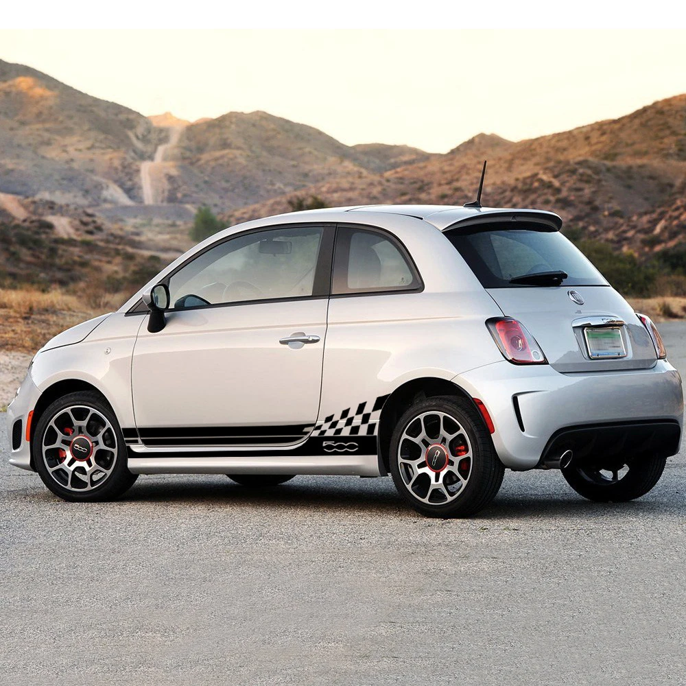 1 пара наклейки на боковые полосы для автомобилей Fiat 500 Bravo Palio|Наклейки