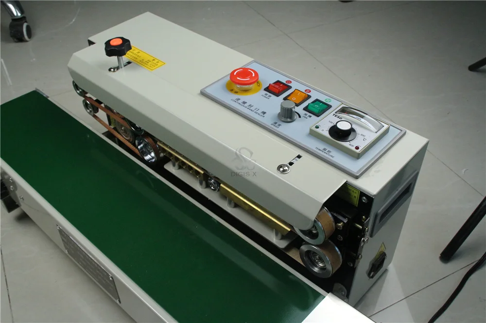 

Free shipping Electric aluminum foil laminated packaging pouch FR-770 Automatic Horizontal Continuous Plastic Bag Band Sealing