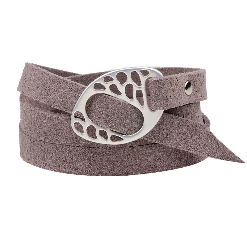 F &amp U винтажный геометрический полый крючок с длинной полоской из коровьей кожи