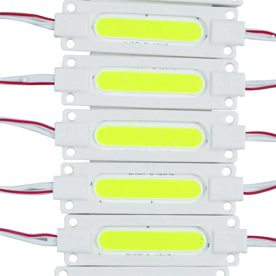 20 шт./лот 2 Вт COB Светодиодный модуль водонепроницаемый IP65 DC12V Светодиодные модули