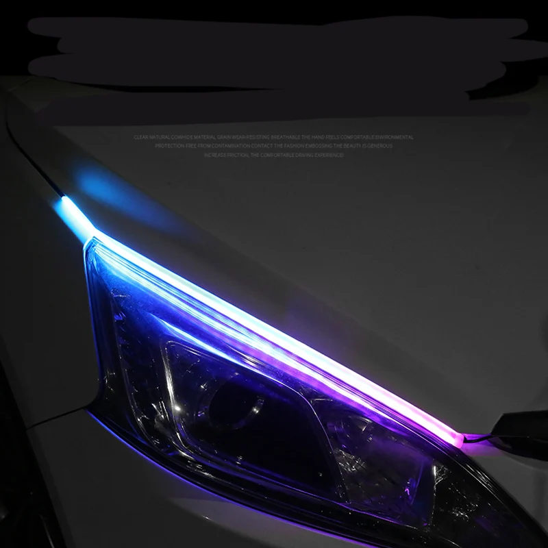 2pcs Ultra Thin flexible DC12V LED light strip dynamic streamer car lamp for Suzuki SX4 SWIFT Alto Liane Grand Vitara Jimny | Автомобили и