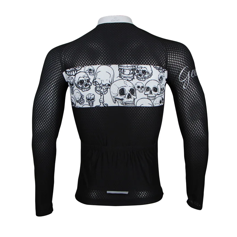 Geeklion long Ropa Ciclismo Autumn 100% Polyester Cycling Jerseys Mtb Bicycle Men's Clothing Outdoor Sport Wear | Спорт и