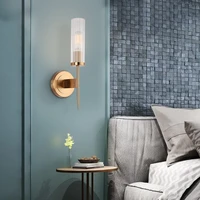 led american iron glass gold led lamp led light wall lamp wall light wall sconce for bedroom corridor