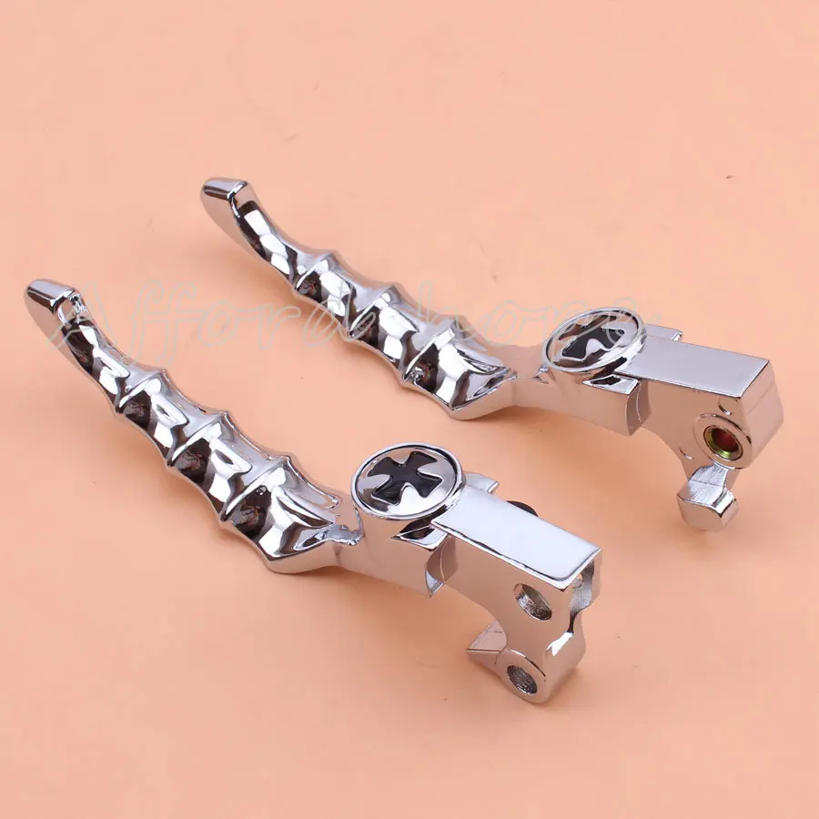 Бесплатная доставка 2 шт. хромированный стальной крестообразный тормозной клатч