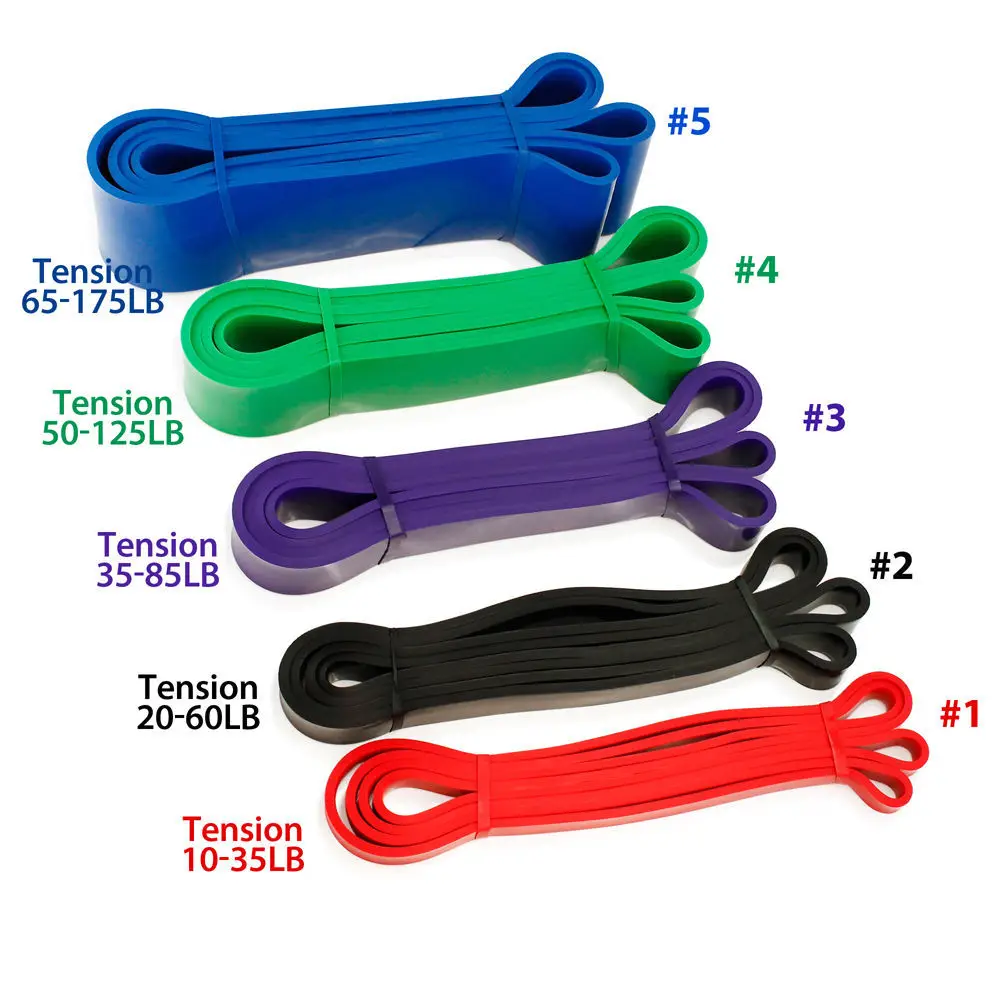 41 дюймовые латексные резинки набор эластичных усиленных резинок для упражнений