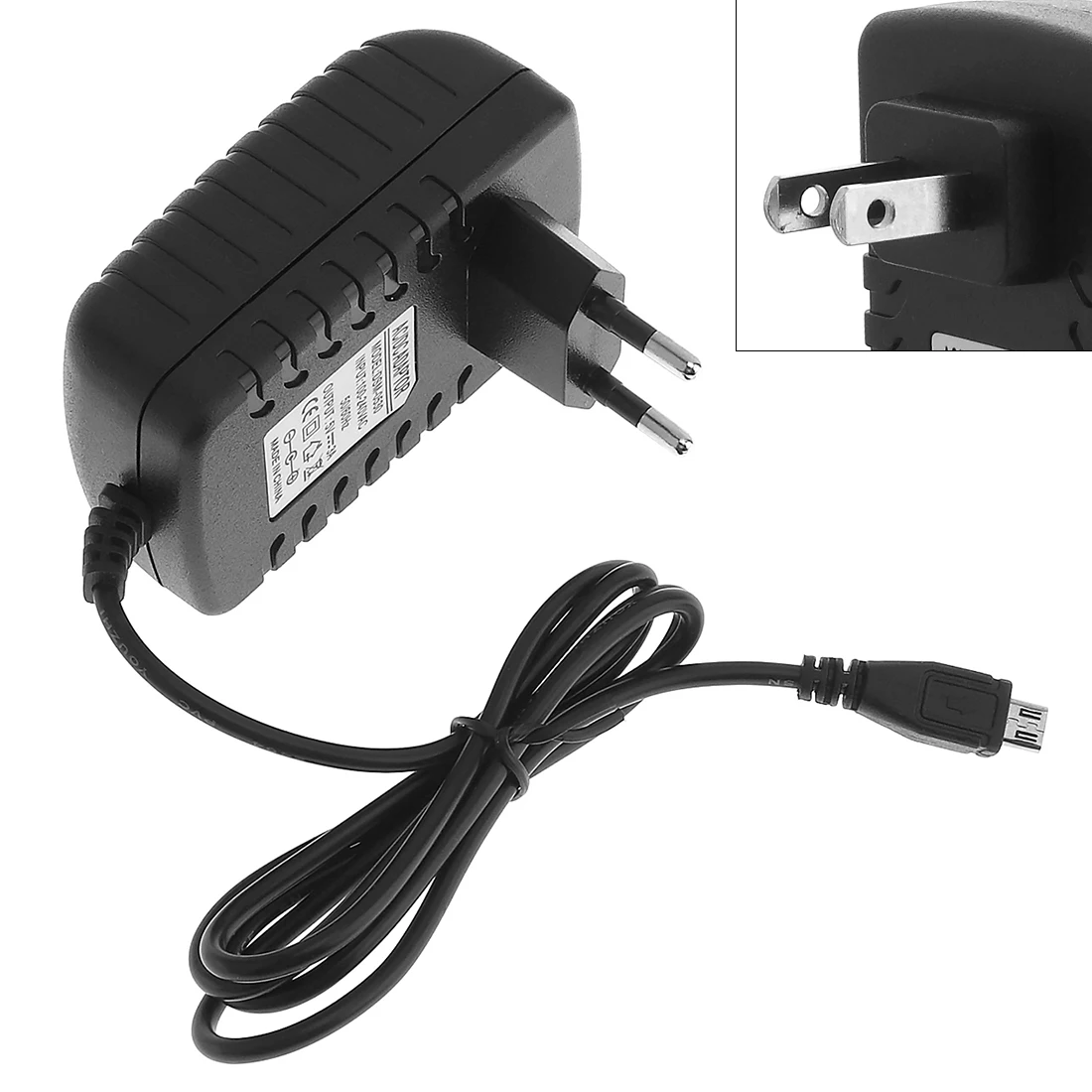 Адаптер питания Micro USB 5 В 3 А адаптер переменного/постоянного тока для Raspberry PI Zero