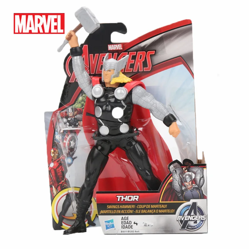Hasbro Marvel's Мститель 6 &quotсупер герой Оригинал Тор Железный человек Сокол Marvel ПВХ