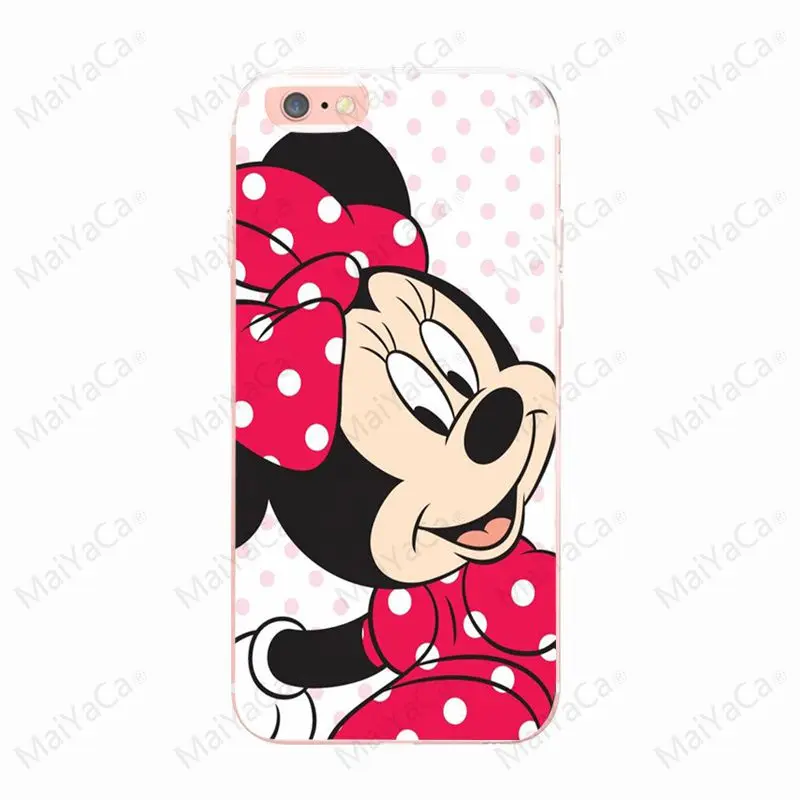 8 MaiYaCa Минни Маус для Apple iphone X XR XS для iphone 7, 7 plus TPU чехол для телефона iphone 8 8plus 6 6s plus 5 5S SE чехол для телефона - Цвет: 8
