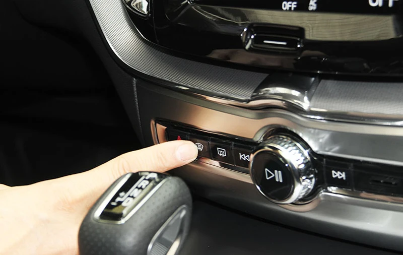 Только левый руль! Матовая панель регулировки состояния воздуха для VOLVO XC60 2018 ABS 1