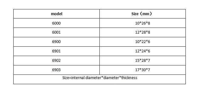 6000 6001 6900 6901 6902 6903 2RS Гибридный Керамика Si3n4 61901 Керамика подшипник