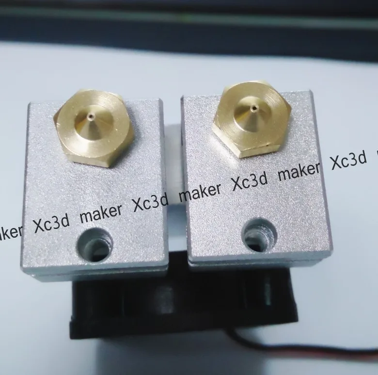 3d принтер двойной экструдер mk8 e3d v6 0.2 мм/0.3 мм/0.4 мм насадка комплект reprap prusa i3 impressora