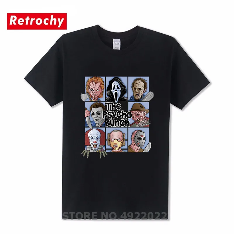 Футболка Jason Voorhees футболка из 100% хлопка Friday The 13th Horror Movies XS 3XL Мужская забавная